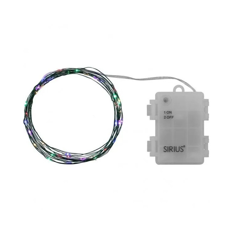 KNIRKE LIGHT GARLAND 40 LEDS VERDES E MULTICOLORIDO