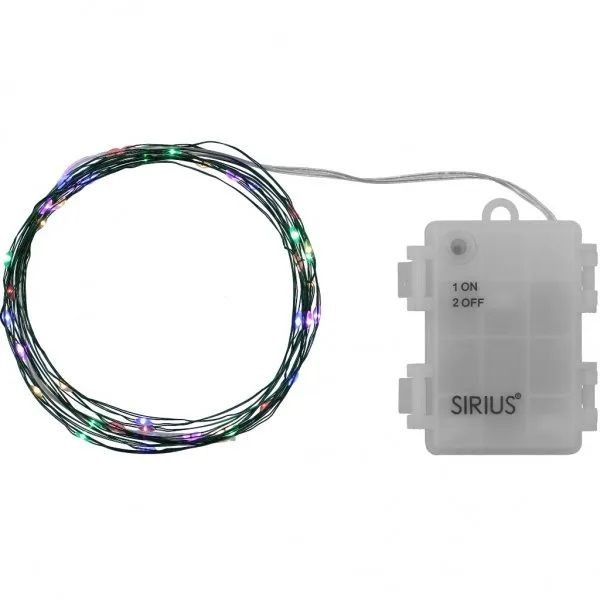 KNIRKE LIGHT GARLAND 40 LEDS VERDES E MULTICOLORIDO