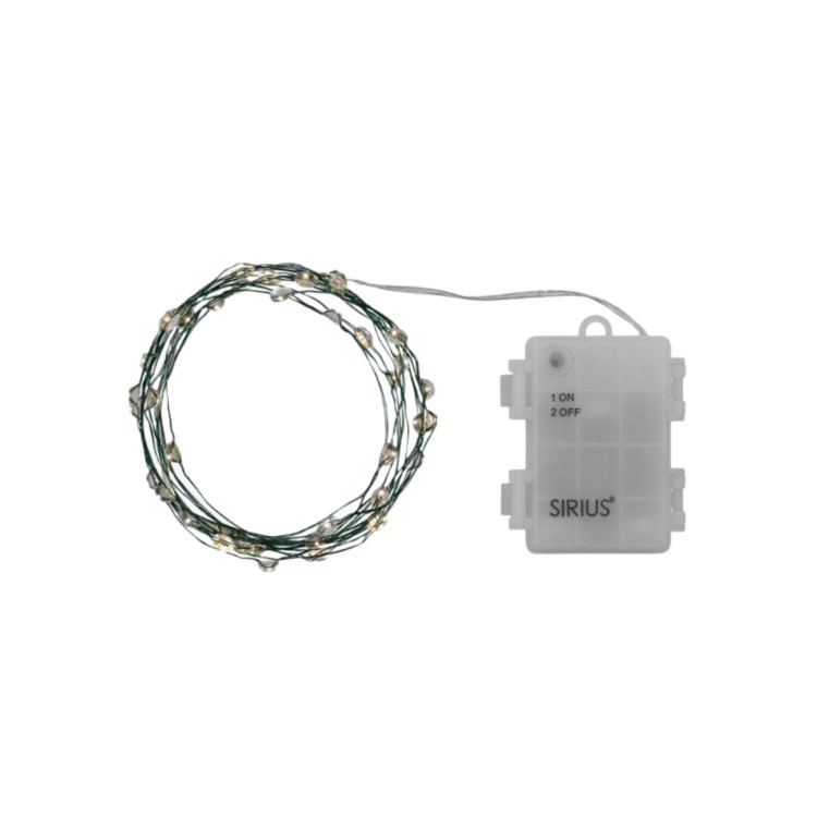 MAGGIE LIGHT GARLAND 40 LEDS CLARO E VERDE
