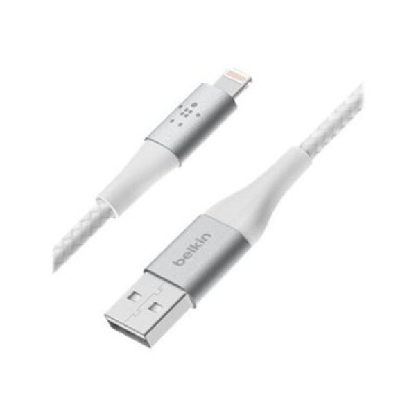 RELÂMPAGO TRANÇADO FORCE ERS USB UM CABO 3M BRANCO
