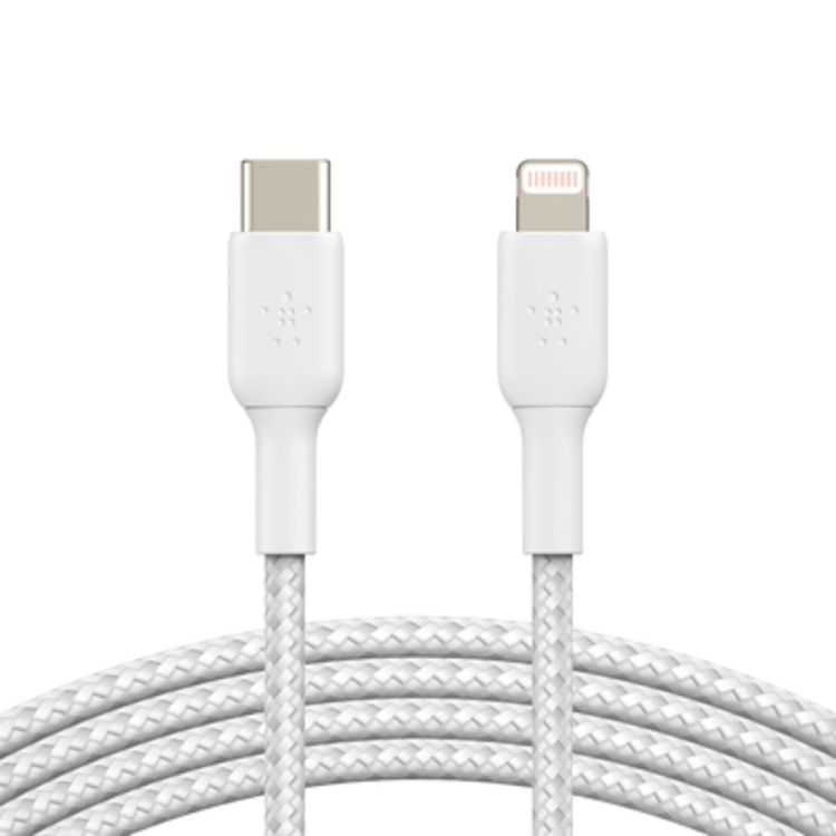 CABO DE CARGA IMPULSIONADOR USB CV ERS LIGHTNING 2M BRANCO