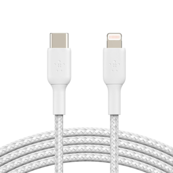 CABO DE CARGA IMPULSIONADOR USB CV ERS LIGHTNING 2M BRANCO