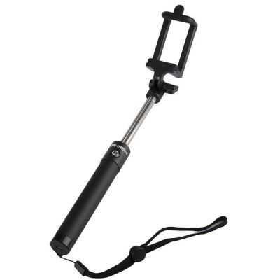 PERCHE SELFIE TELESCOPIQUE BLUETOOTH 18/80CM NOIR 2
