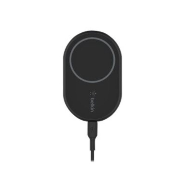 SUPPORT MOBILE VOITURE AVEC CHARGEUR A INDUCTION 10W NOIR