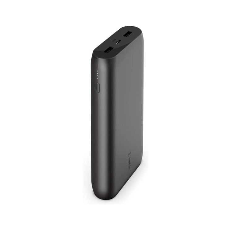EXTERNAL BATTERY 20,000 MAH USB-C + 2 USB-A BLACK