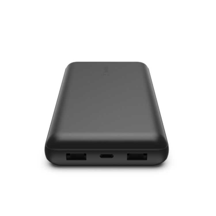EXTERNAL BATTERY 20,000 MAH USB-C + 2 USB-A BLACK