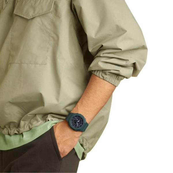 RELÓGIO SOLAR BLUETOOTH PARA HOMEM GA-B2100-1AER VERDE CARBONO