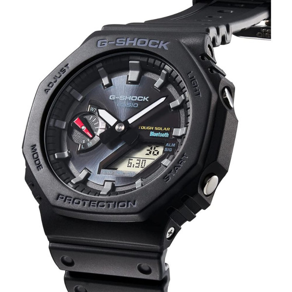 BLUETOOTH SOLAR MEN'S WATCH GA-B2100-1AER CARBON BLACK