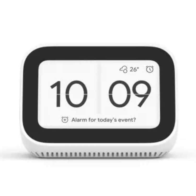 REVEIL ASSISTANT VOCAL CONNECTE MI BLANC