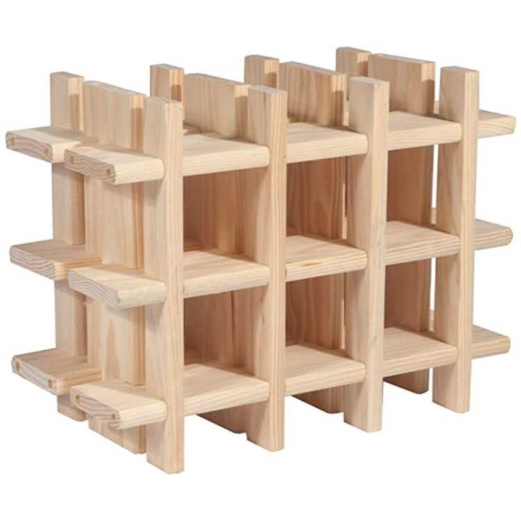 ADAPTADOR PARA 8 GARRAFAS NA PRATELEIRA PINO DE EVOLUÇÃO