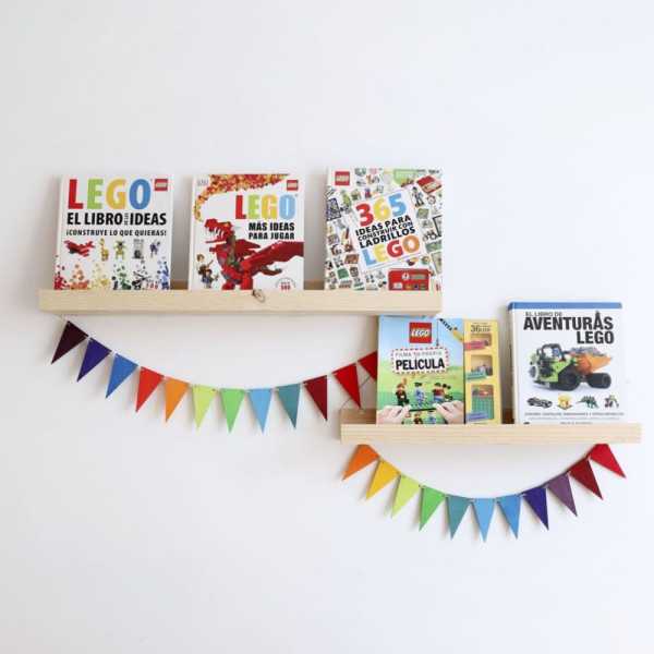WALL SHELF 12.5X60 CM IN PINE WOOD