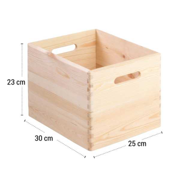 WOODEN BOX 30X25X23 CM FOR WALLY...