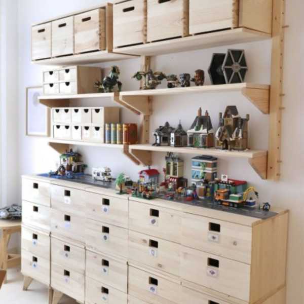 WALL SHELF 80X46 CM FOR MODULAR...