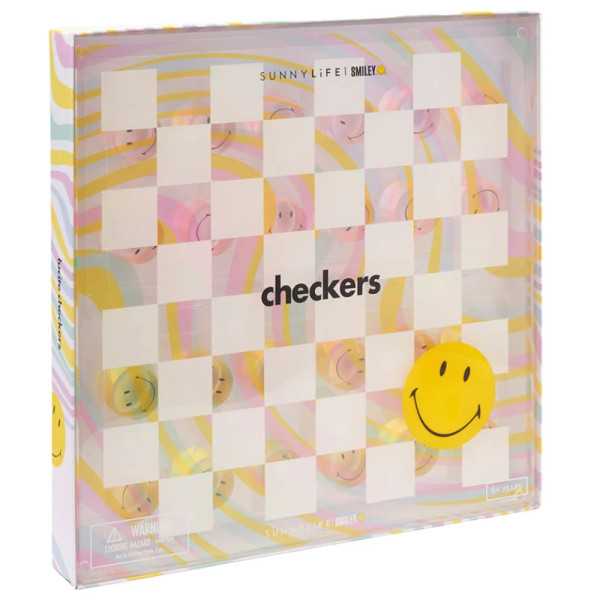 CHECKERS IN LUCITE CHECK ERS SMILEY