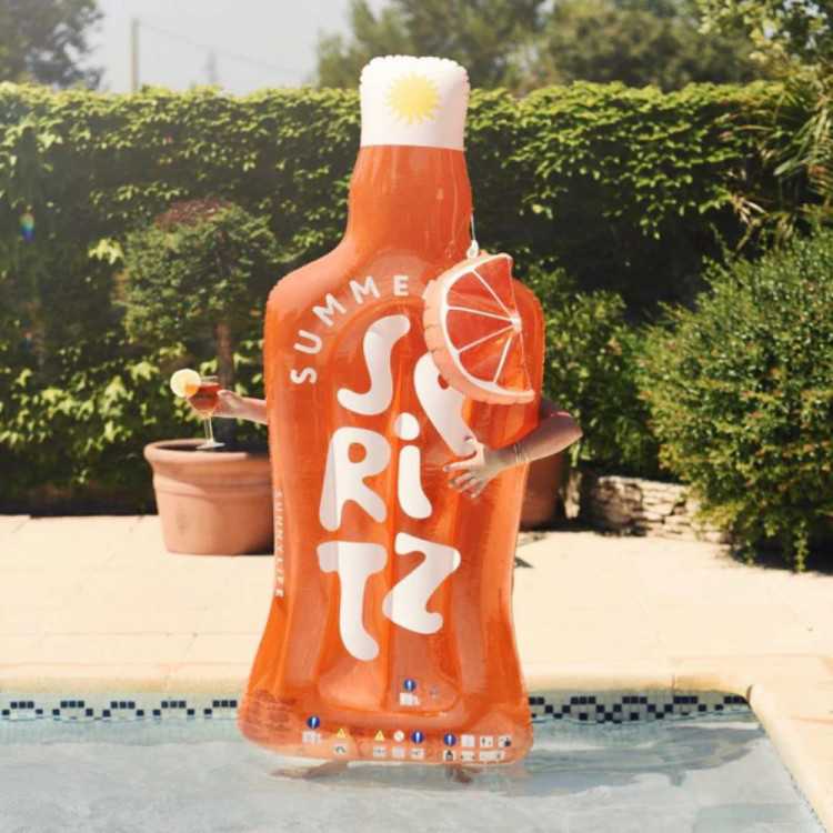 BÓIA DE COLCHÃO INFLÁVEL SUMMER SPRITZ 200 CM