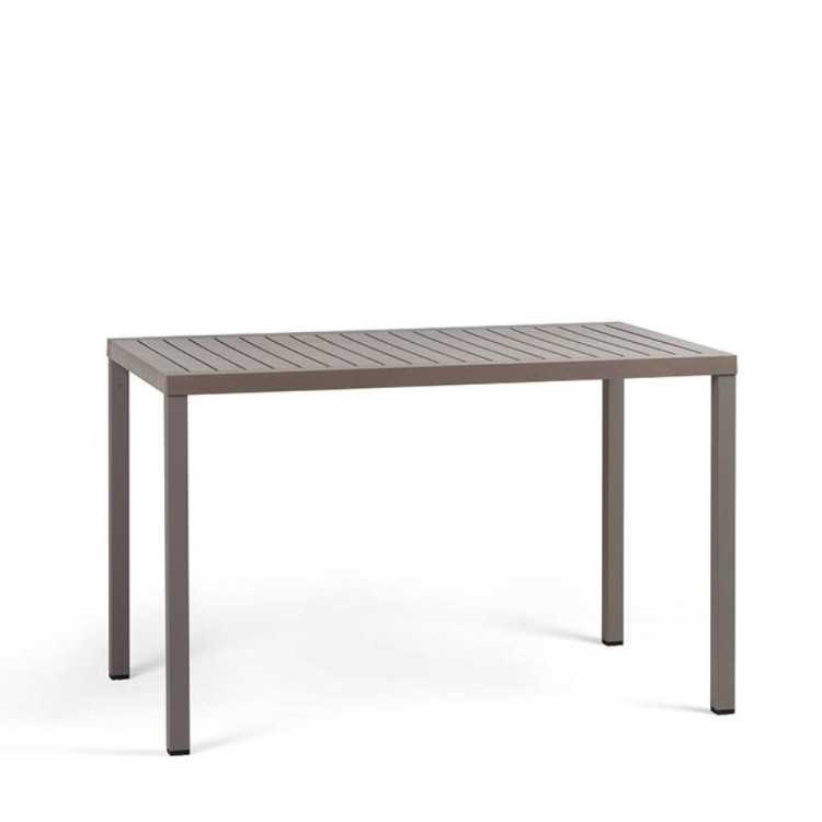 MESA DE JARDIM CUBO 140X80 CM TAUPE