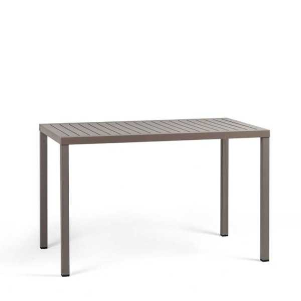MESA DE JARDIM CUBO 140X80 CM TAUPE