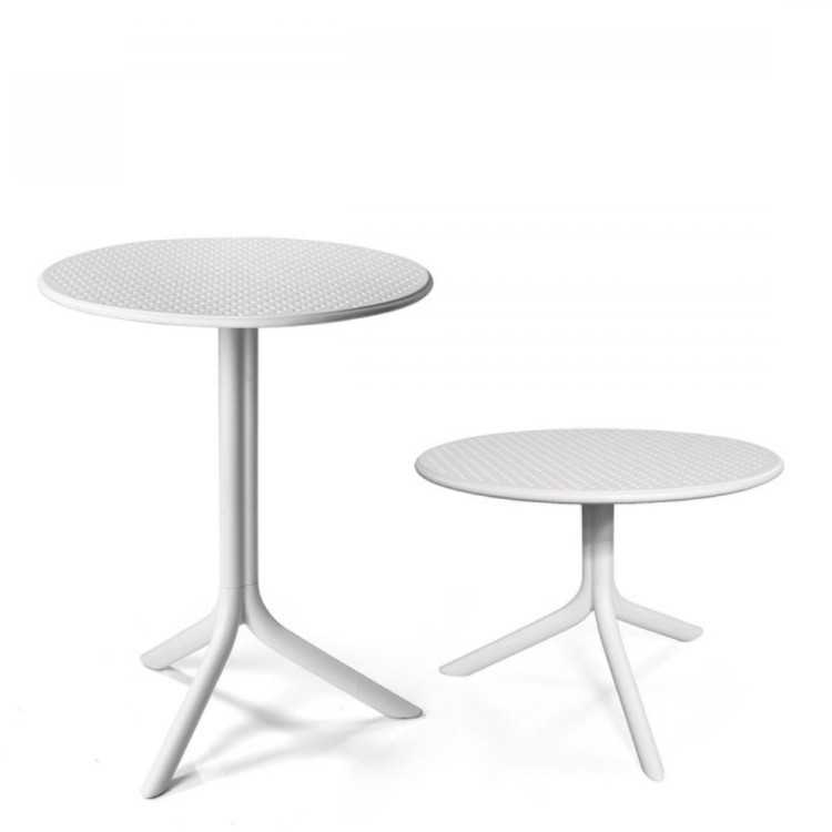 TABLE D’APPOINT STEP  AJUSTABLE BLANC