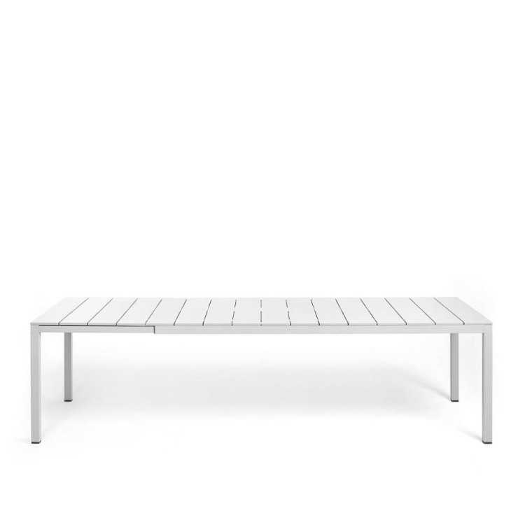 MESA EXTERNA RIO 210/280 100% EXTENSÍVEL ALUMÍNIO BRANCA