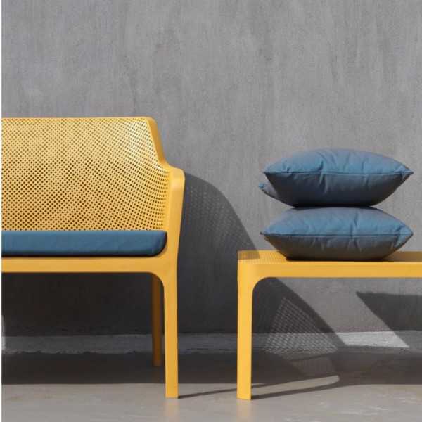 COUSSIN DE BANC NET GRIS FONCE