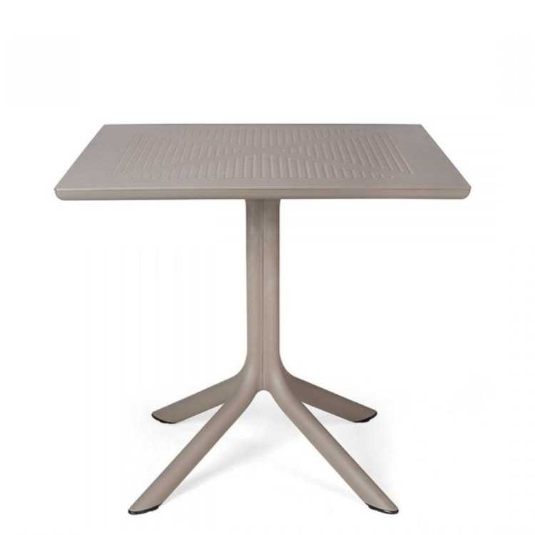 CLIP TABLE 80 BROWN