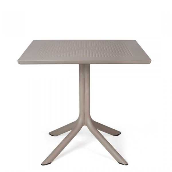 CLIP TABLE 80 BROWN