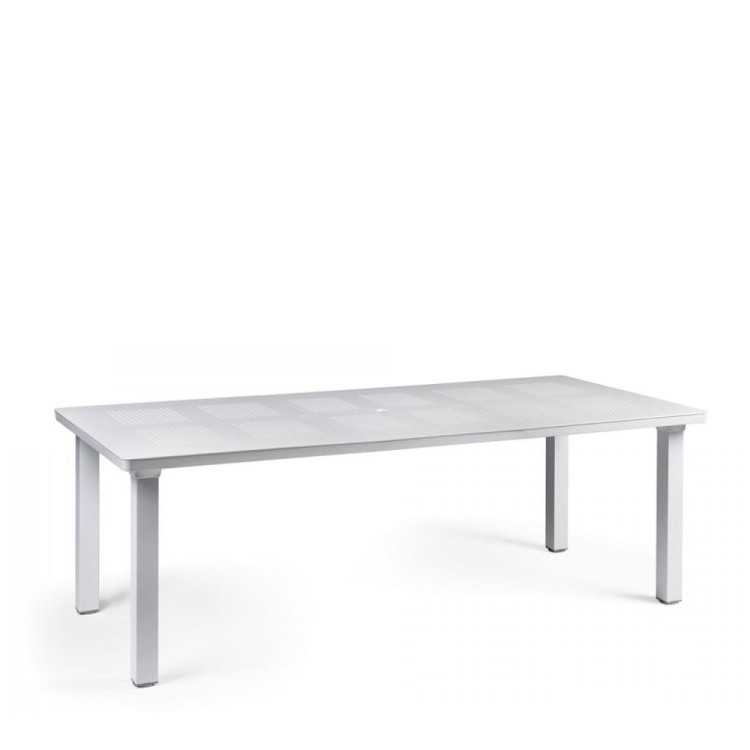 LIFT TABLE EXT 160/220 CM WHITE