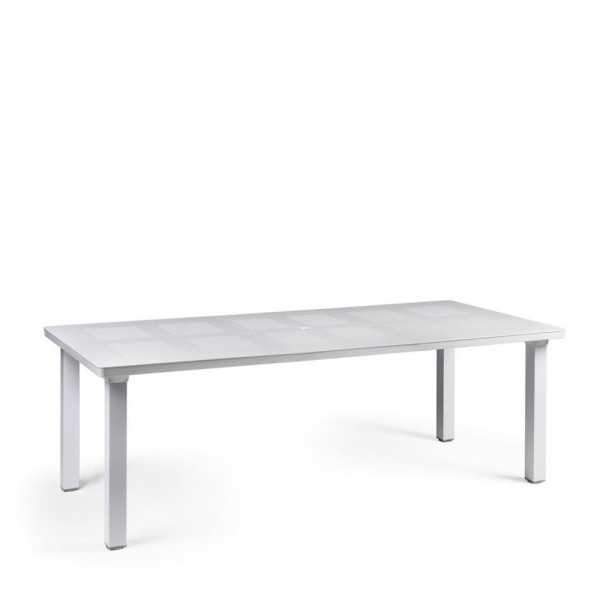 LIFT TABLE EXT 160/220 CM WHITE