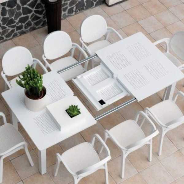 LIFT TABLE EXT 160/220 CM BRANCO