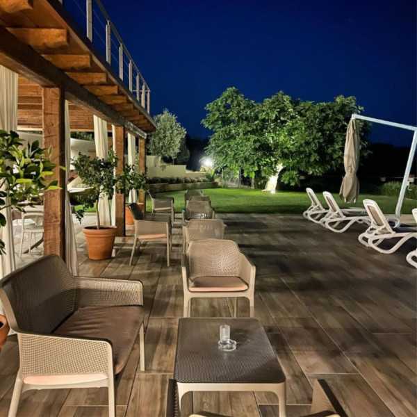 NET 100 LIGHT BROWN OUTDOOR COFFEE TABLE