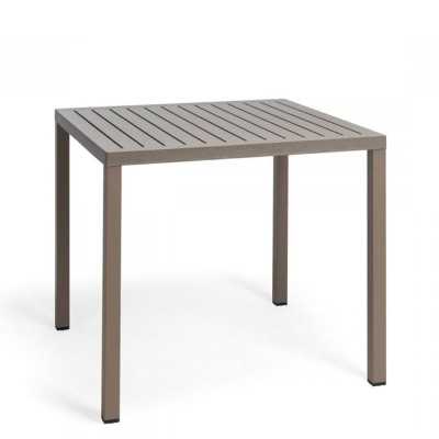 TABLE CUBE 80 MARRON