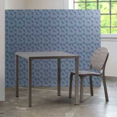 TABLE CUBE 80 MARRON 2