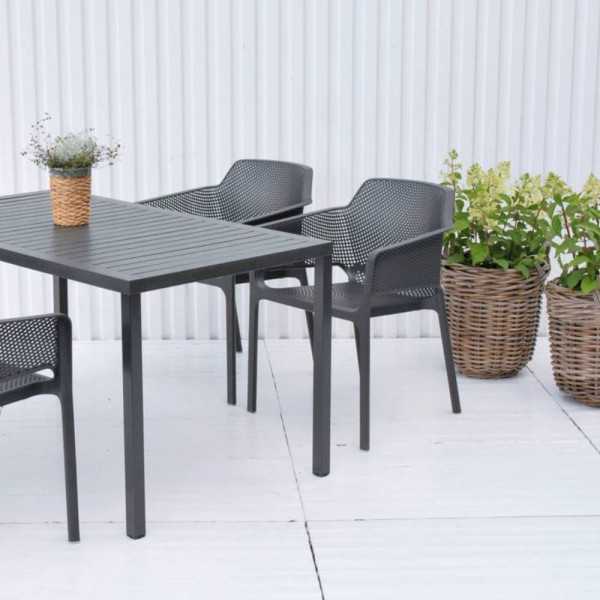 TABLE CUBE 80 ANTHRACITE