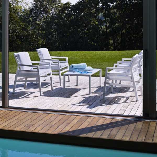 ARIA 60 BIANCO OUTDOOR COFFEE TABLE