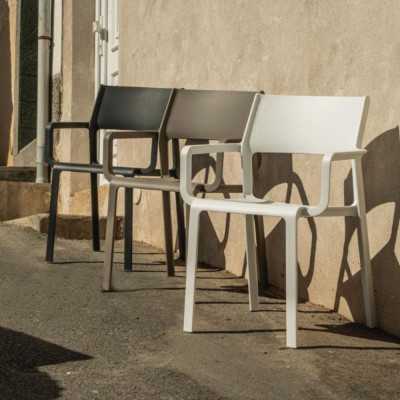 FAUTEUIL TRILL BLANC 2