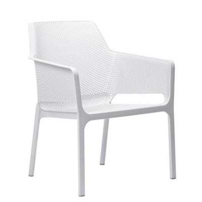 FAUTEUIL NET RELAX BLANC