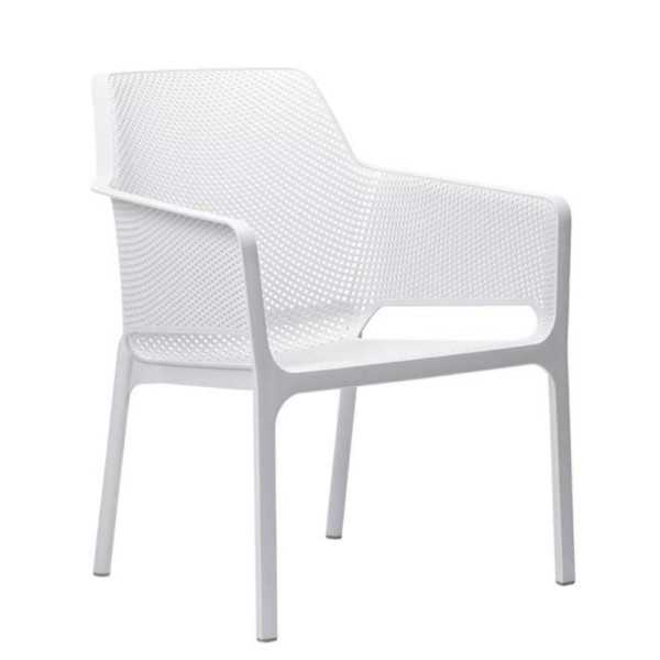 FAUTEUIL NET RELAX BLANC