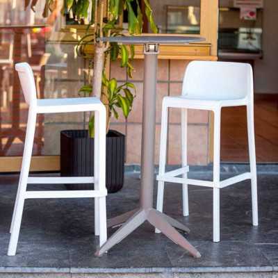 WHITE TRILL STOOL 2