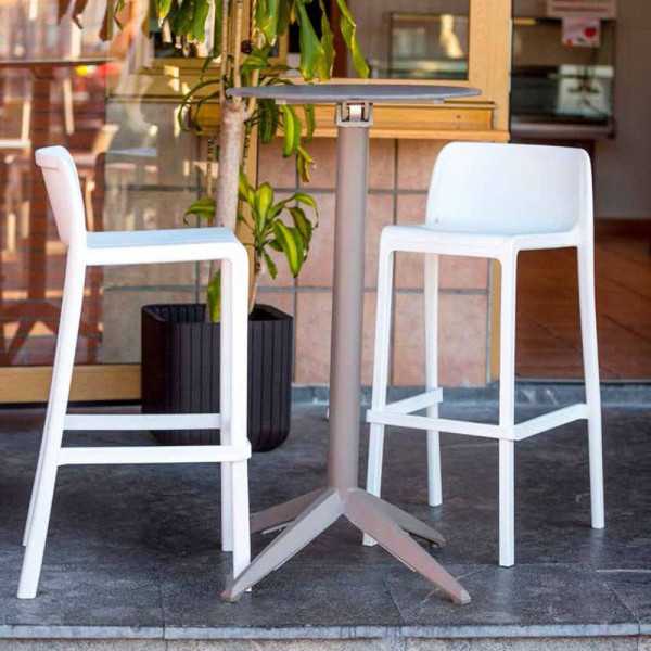 TABOURET TRILL BLANC