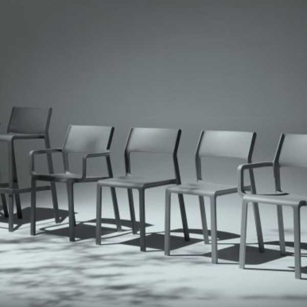 CHAISE BISTROT TRILL GRIGIO