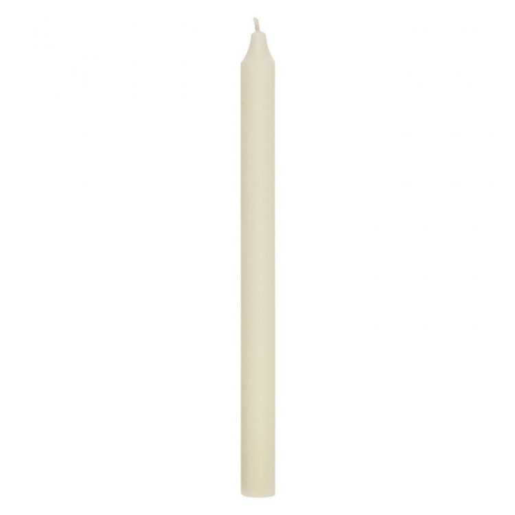 RUSTIC TABLE CANDLE 29CM IVORY