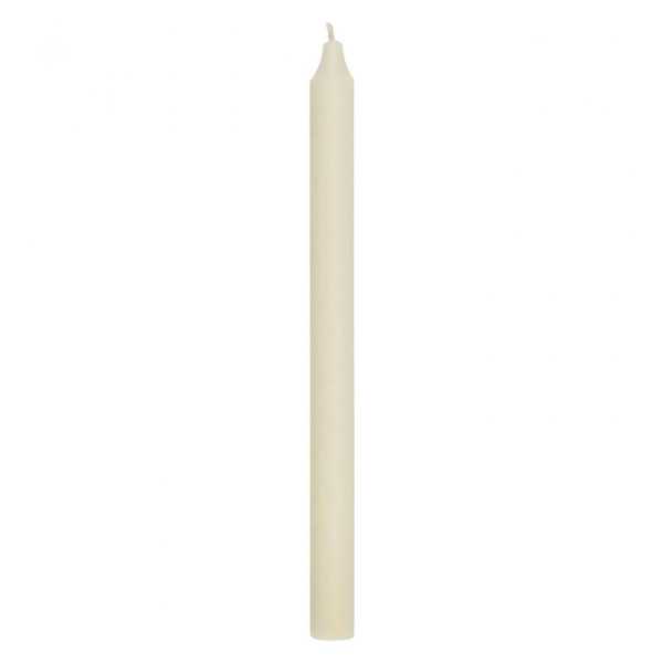 RUSTIC TABLE CANDLE 29CM IVORY