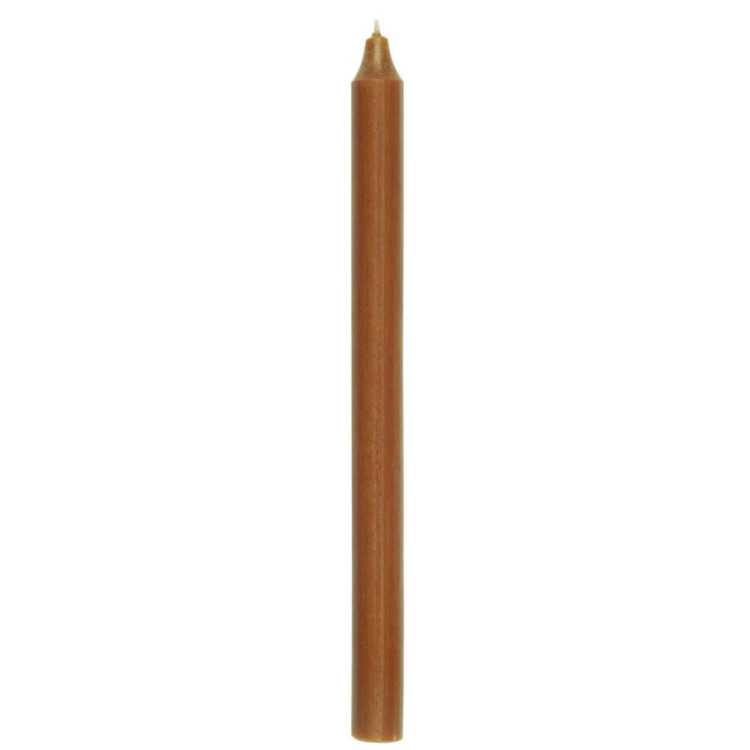 VELA DE JANTAR RÚSTICA 29CM CARAMELO