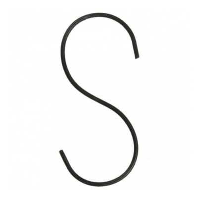 CROCHET EN METAL NOIR