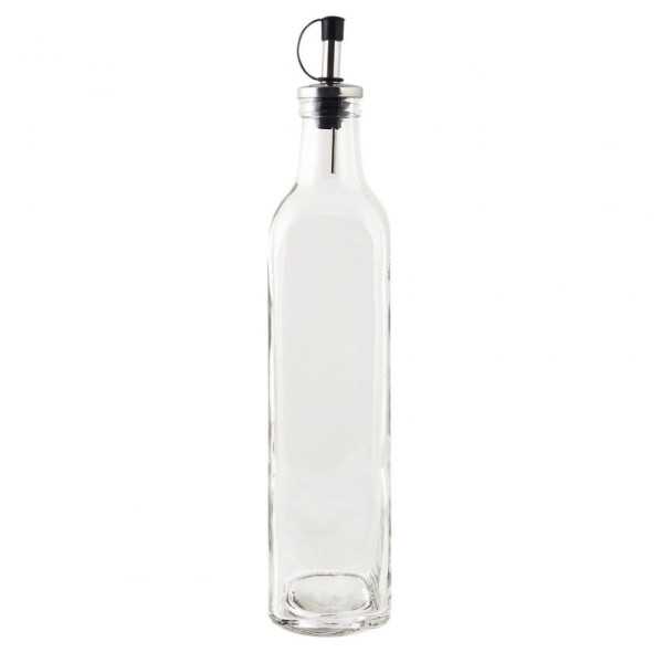 GARRAFA DE ÓLEO DE VIDRO/VINAGRE 450ML