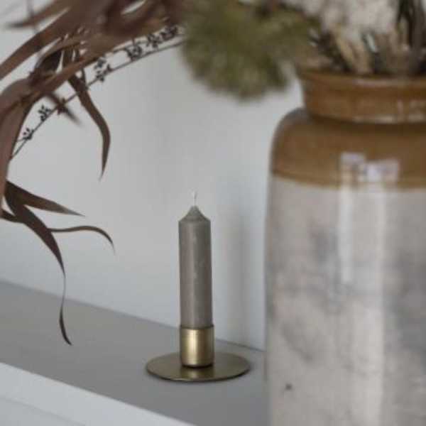 CANDLEHOLDER FOR CANDLE SIMPLICITY GOLD