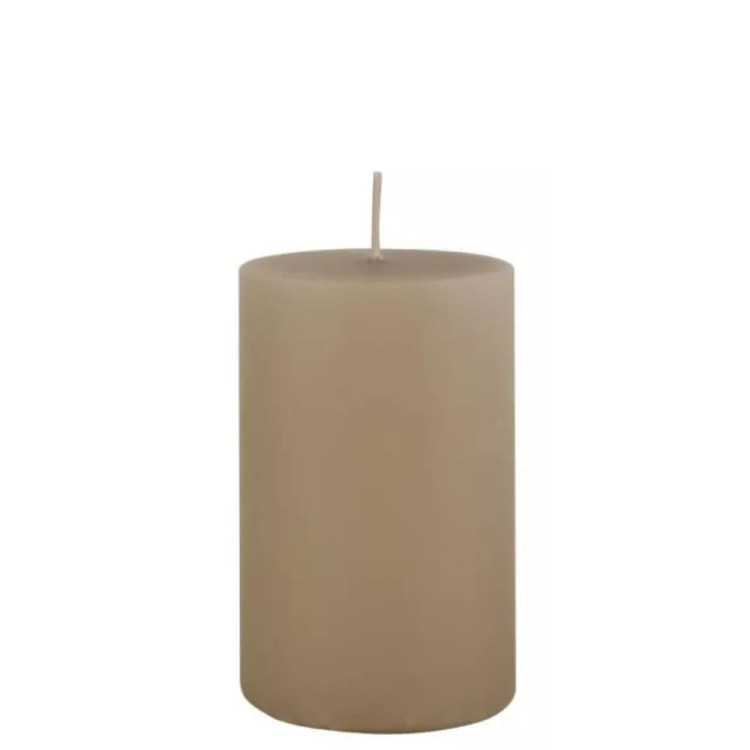 BOUGIE 10 CM MARRON CLAIR