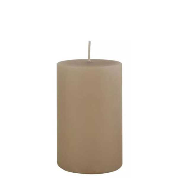 BOUGIE 10 CM MARRON CLAIR