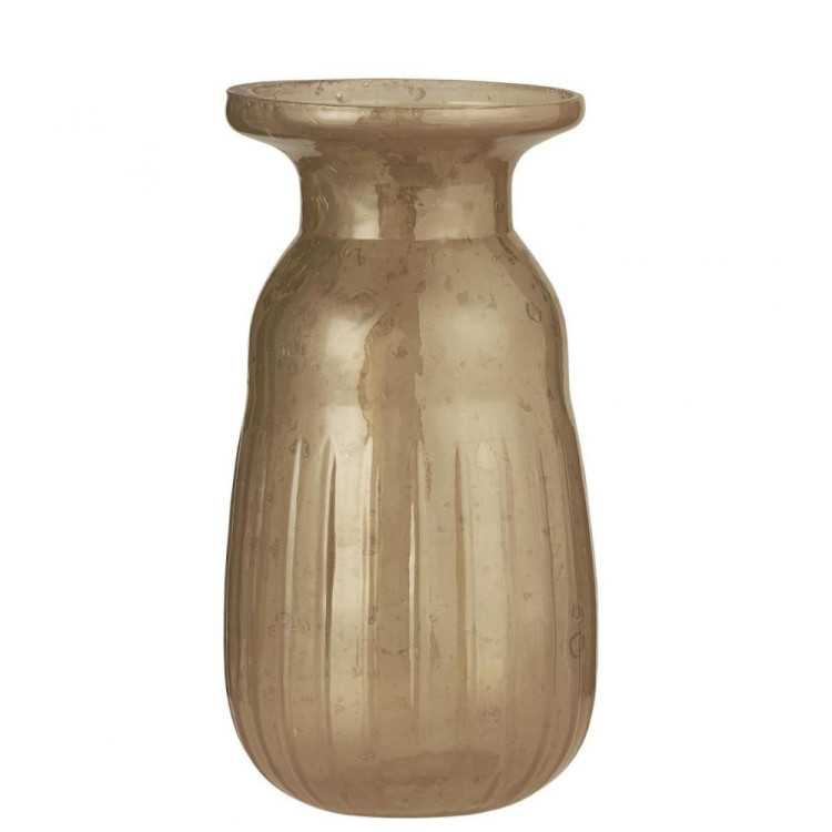 HONEY PEBBLE GLASS VASE