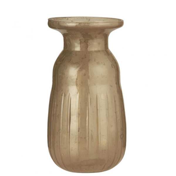HONEY PEBBLE GLASS VASE